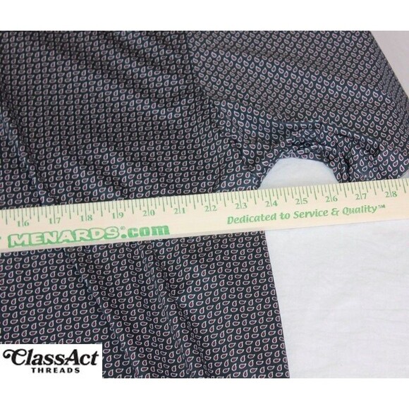 FOOTJOY FJ Blue Geo Metric Short Sleeve Logo Golf Polo Shirt Men's XL - Picture 5 of 9